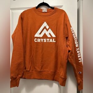 Men’s Crystal Mountain (Washington) Champion Sweatshirt Size Large